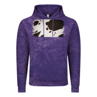 Cloud Purple Cowhide Black and White Brush Strokes Background Vintage Hoodie - Jasminsmagicworld