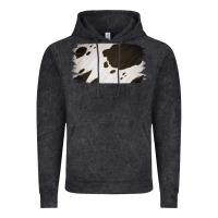 Vintage Black Cowhide Black and White Brush Strokes Background Vintage Hoodie - Jasminsmagicworld