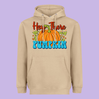 Hey There Pumpkin Heavyweight Hoodie Designed By Fadigitalartstudio