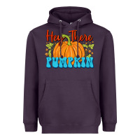 Plum Hey There Pumpkin Heavyweight Hoodie - FaDigitalArtStudio