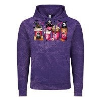 Cloud Purple Scream Coffee Cups Vintage Hoodie - MaliasSmallBusiness