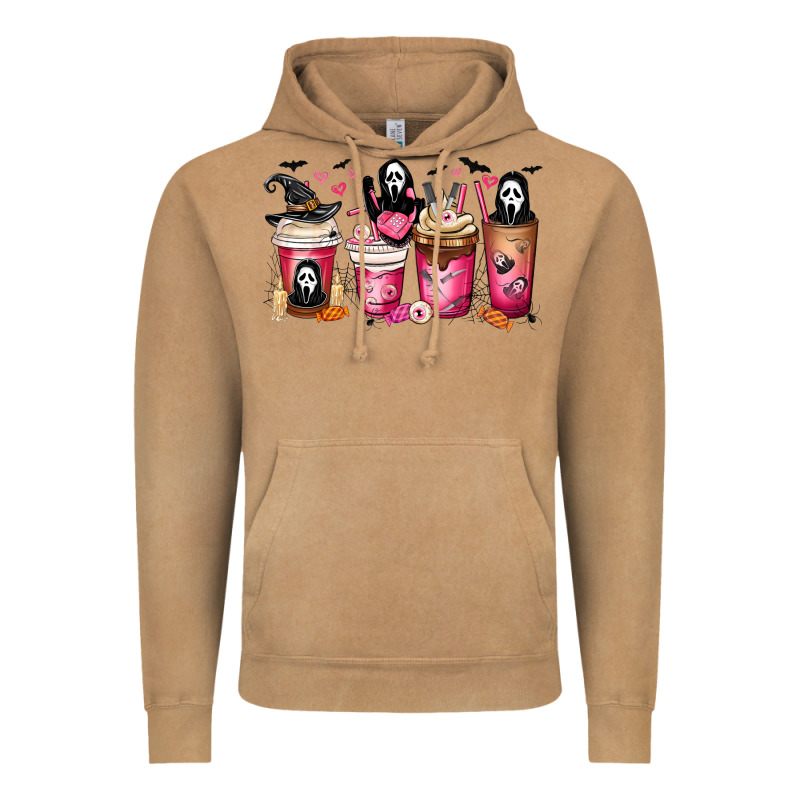 Scream Coffee Cups Vintage Hoodie by MaliasSmallBusiness | Teevron