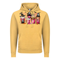 Vintage Mustard Scream Coffee Cups Vintage Hoodie - MaliasSmallBusiness