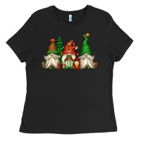 Black christmas gnomes Ladies Tee - Jasminsmagicworld