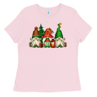 Bubblegum Pink christmas gnomes Ladies Tee - Jasminsmagicworld