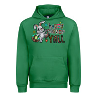 Emerald Happy Easter Y'all Urban Hoodie - CowhideDigitalArt