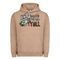 Pigment Burro Happy Easter Y'all Urban Hoodie - CowhideDigitalArt