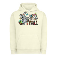 Pigment Pistachio Happy Easter Y'all Urban Hoodie - CowhideDigitalArt