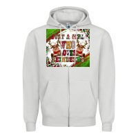 Dove Grey just a girl who loves reindeer Zipper Hoodie - CowGirlArtShop