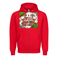 Red just a girl who loves reindeer Zipper Hoodie - CowGirlArtShop