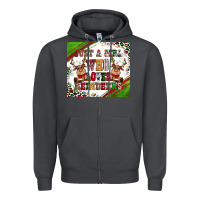 Smoke just a girl who loves reindeer Zipper Hoodie - CowGirlArtShop