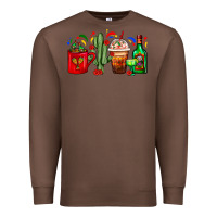 Chestnut Mexico Coffee Cups With Cactus And Tequila Bottle Premium Sweatshirt - FaDigitalArtStudio