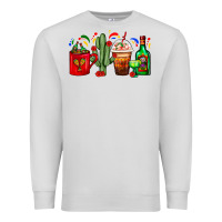 Dove Grey Mexico Coffee Cups With Cactus And Tequila Bottle Premium Sweatshirt - FaDigitalArtStudio