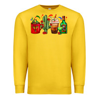 Lemon Mexico Coffee Cups With Cactus And Tequila Bottle Premium Sweatshirt - FaDigitalArtStudio