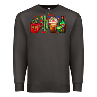 Smoke Mexico Coffee Cups With Cactus And Tequila Bottle Premium Sweatshirt - FaDigitalArtStudio