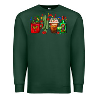 Sports Green Mexico Coffee Cups With Cactus And Tequila Bottle Premium Sweatshirt - FaDigitalArtStudio
