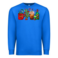 True Royal Mexico Coffee Cups With Cactus And Tequila Bottle Premium Sweatshirt - FaDigitalArtStudio