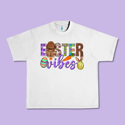 Easter Vibes Urban Heavy Tee Designed By Bundleandbundleshop