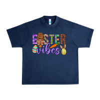 Navy Easter Vibes Urban Heavy Tee - BundleAndBundleShop