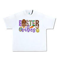 White Easter Vibes Urban Heavy Tee - BundleAndBundleShop
