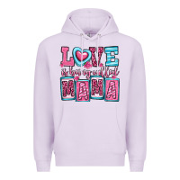 Lilac love is being called mama Premium Hoodie - OliviaCreatesArt