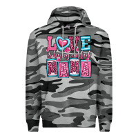 Slate Camo love is being called mama Premium Hoodie - OliviaCreatesArt