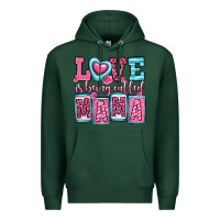 Sports Green love is being called mama Premium Hoodie - OliviaCreatesArt