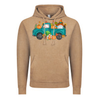 Vintage Coffee fall gnomes truck Vintage Hoodie - MaliasSmallBusiness