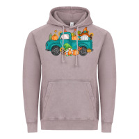 Vintage Zinc fall gnomes truck Vintage Hoodie - MaliasSmallBusiness