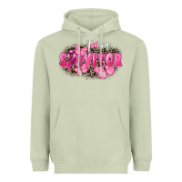 Matcha I' m survivor Breast Cancer Heavyweight Hoodie - FaDigitalArtStudio