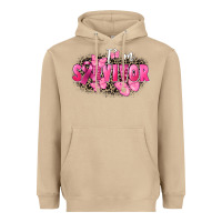 Mushroom I' m survivor Breast Cancer Heavyweight Hoodie - FaDigitalArtStudio