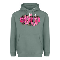 Sage I' m survivor Breast Cancer Heavyweight Hoodie - FaDigitalArtStudio