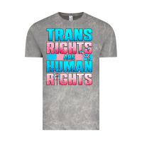 Cloud Rock Trans Rights Are Human Rights Vintage Tee - BundleAndBundleShop