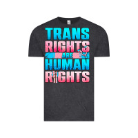 Vintage Black Trans Rights Are Human Rights Vintage Tee - BundleAndBundleShop
