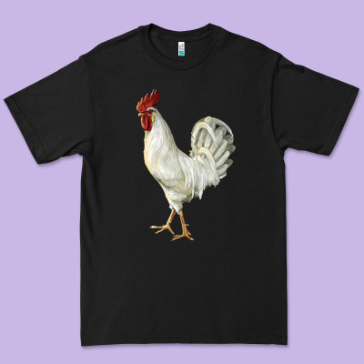 Leghorn Rooster Premium Tee Designed By Lillyallendesigns