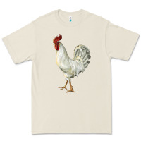 Bone Leghorn Rooster Premium Tee - LillyAllenDesigns