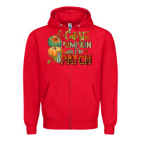 Red cutest pumpkin in the patch Zipper Hoodie - CowGirlArtShop
