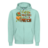 Seafoam cutest pumpkin in the patch Zipper Hoodie - CowGirlArtShop