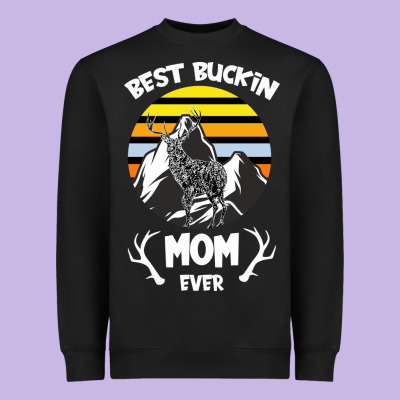 Best Buckin Mom Ever Heavyweight Sweatshirt Designed By Bettercallsaul
