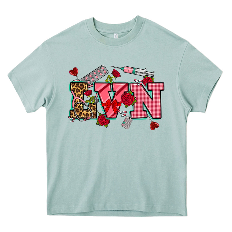 Valentines Day Lvn Heavy Core Tee by NancyCooperArtShop | Teevron