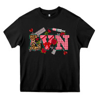 Black valentines day lvn Heavy Core Tee - NancyCooperArtShop