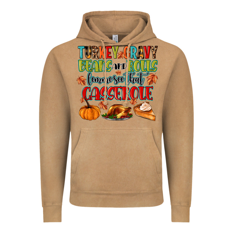 Turkey Gravy Beans And Rolls Lemme See That Casser Vintage Hoodie by MaliasSmallBusiness | Teevron