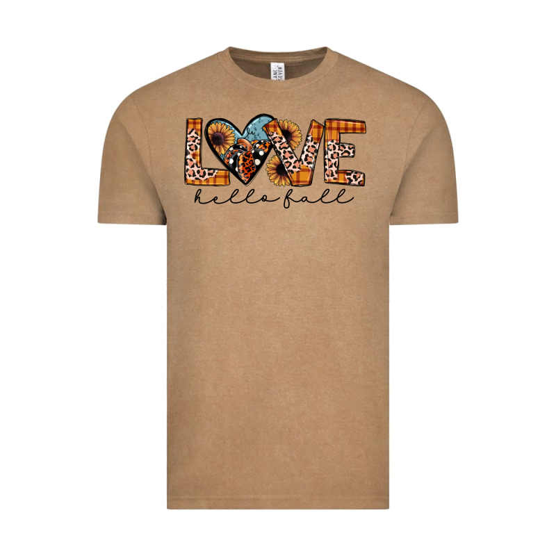 Hello Fall Love Vintage Tee by JahusDesignShop | Teevron