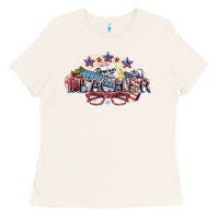 Bone american teacher Ladies Tee - NancyCooperArtShop