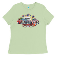 Matcha american teacher Ladies Tee - NancyCooperArtShop