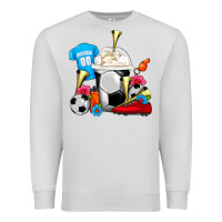 Dove Grey Soccer Frappe Coffee Premium Sweatshirt - FaDigitalArtStudio