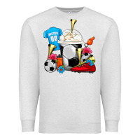 Oatmeal Heather Soccer Frappe Coffee Premium Sweatshirt - FaDigitalArtStudio