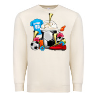 Sandshell Soccer Frappe Coffee Premium Sweatshirt - FaDigitalArtStudio