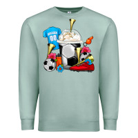 Seafoam Soccer Frappe Coffee Premium Sweatshirt - FaDigitalArtStudio