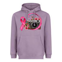 Lavender floral cancer ribbon vintage camera Heavyweight Hoodie - FaDigitalArtStudio